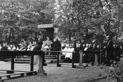 [296] 1965 Centenary Mass in Monks Park Fr Theodore preaches