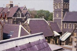 [403] 1967 View from Grange roof of Monastery