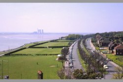 [404] 1967 View from church tower Pegwell Bay